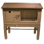 All Weather Plastic Rabbit Hutch