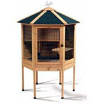 Premium Hexagon Rabbit Hutch - Super Pet 100079900