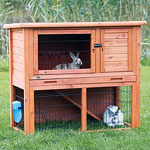 Trixie Two Story Rabbit Hutch 45.75 "W x 24.75"D x 38.25"H Item #62302