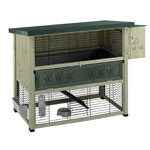 Ferplast Ranch 130 Plus Rabbit Hutch 54.75"W x 27.25"D x 39.75"H Item #57092000