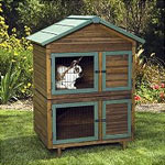 Precision Rabbit Multi-Plex Hutch Double 33"W x 39"D x 58"H Item #2920-29105 x 2