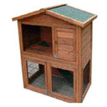 Advantek Gone Green Rabbit Hutches 39"W x 22"D x 40"H Item #21810