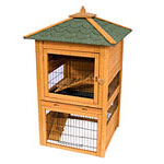 Ware Mfg. Premium+ Bunny Cottage Rabbit Hutch 30.5"W x 30.5"D x 50"H Item #01535