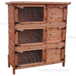 Triple Decker Rabbit Hutch by Happy Hutch Co - UK