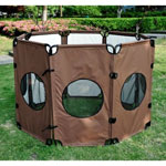 PawHut Deluxe Soft Sided Folding Playpen