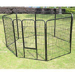 Pawhut 8 Panel Exercise Pen 32" Tall