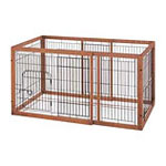 Richell USA Expandable Pet Pen Small Animal Pen 35.5" - 60.5" L x 30.25"W x 27.5"H Item #803840 94165-2